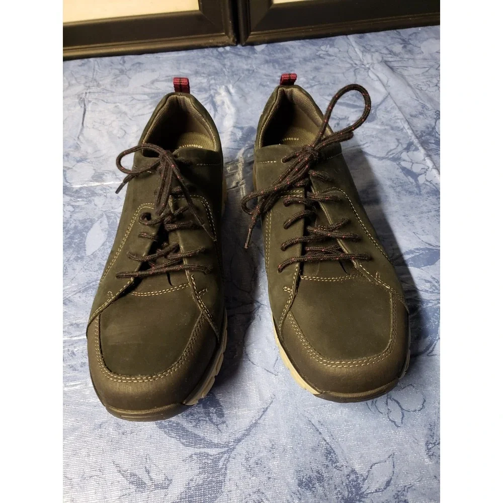 Unstructured‎ By Clarks WaveWalk Wave Go Waterproof Leather Women's Shoes Size 9
